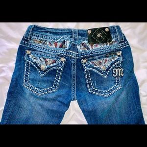 Miss me crop Capri pants